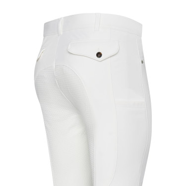 Pantalon d'équitation Euro-Star Camillo FullGrip homme Blanc Pantalon d'équitation Euro-Star Camillo FullGrip homme Blanc