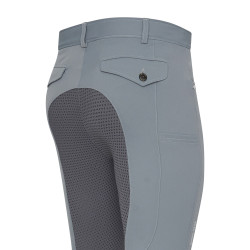 Pantalon d'équitation Euro-Star Camillo FullGrip homme Titanium Gris