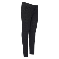 Pantalon d'équitation Easy Rider Elodie Diamond FullGrip enfant Noir