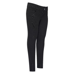 Pantalon d'équitation Easy Rider Evita FullGrip enfant Noir