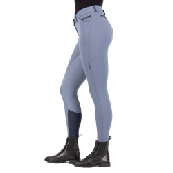 Pantalon d'équitation Euro-Star Arista Fashion Diamond FullGrip Pierre à silex Bleu