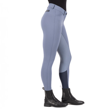 Pantalon d'équitation Euro-Star Arista Fashion Diamond FullGrip Pierre à silex Bleu