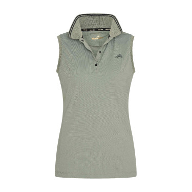 Polo sans manches Euro-Star Carmella Castor gris Vert