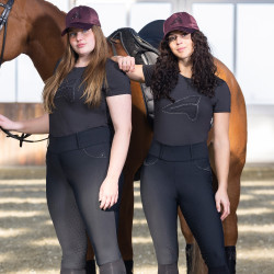 Legging d'équitation Easy Rider Maxima FullGrip Noir