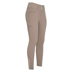 Pantalon d'équitation Easy Rider Amara FullGrip Kids Taupe Marron Pantalon d'équitation Easy Rider Amara FullGrip Kids Taupe Marron