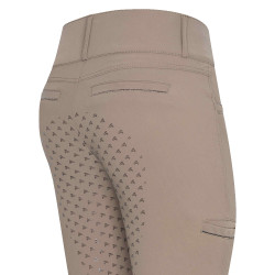 Pantalon d'équitation Easy Rider Amara FullGrip Kids Taupe Marron Pantalon d'équitation Easy Rider Amara FullGrip Kids Taupe Marron
