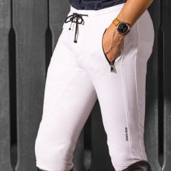 Pantalon d'équitation Euro-Star Athleisuremen FullGrip homme Blanc