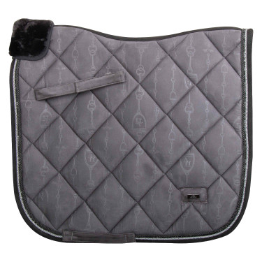 Tapis de selle dressage HV Polo avec mouton Lauren Tapis de selle dressage HV Polo avec mouton Lauren