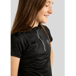Polo Montar Junior Everly manches courtes Noir Polo Montar Junior Everly manches courtes Noir