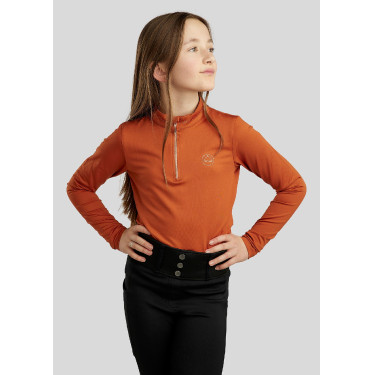 Polo Montar MoEverline junior rose gold manches longues Polo Montar MoEverline junior rose gold manches longues