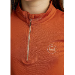 Polo Montar MoEverline junior rose gold manches longues Bronze Marron Polo Montar MoEverline junior rose gold manches longues Bronze Marron