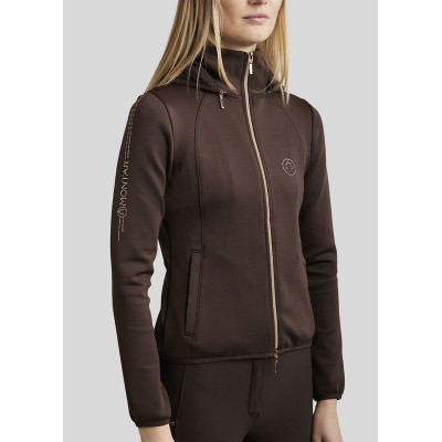 Veste à capuche Montar MoFlora crystal rose gold femme Marron