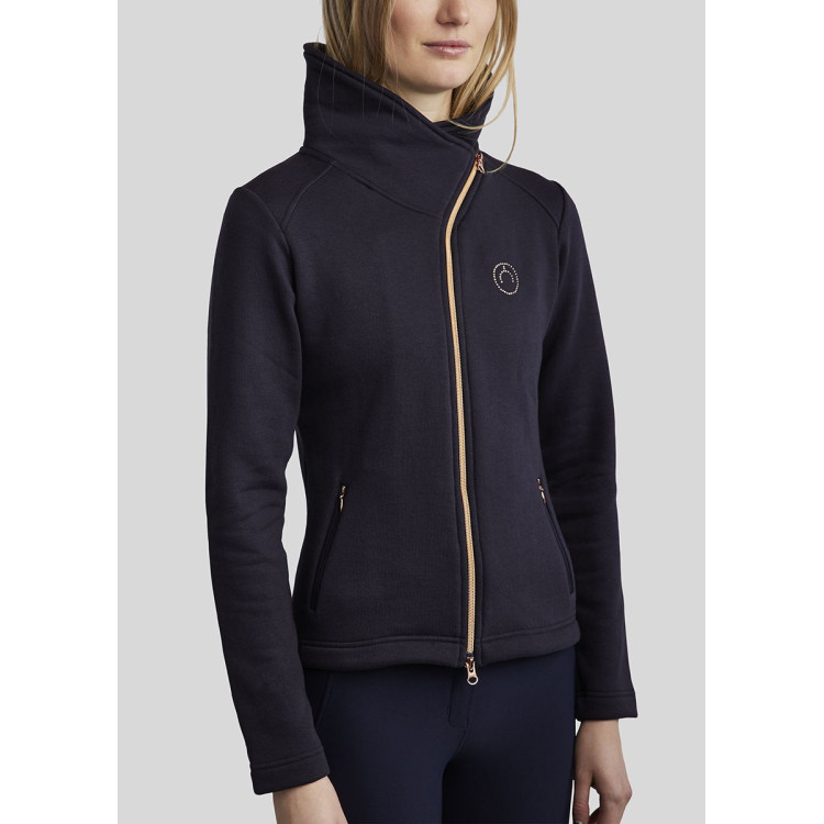 Sweatshirt Montar à col et zip MoNaja femme