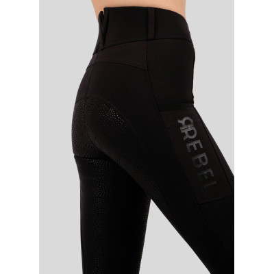 Pantalon Montar Rebel taille haute full grip femme Noir