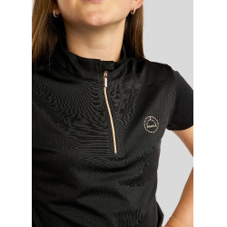 Polo Montar Everly enfant manches courtes rose gold Noir Polo Montar Everly enfant manches courtes rose gold Noir