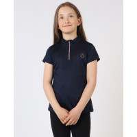 Polo Montar Everly enfant manches courtes rose gold Noir