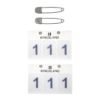 Porte numéro Kingsland 3 poches vendu par 2 Blanc Porte numéro Kingsland 3 poches vendu par 2 Blanc