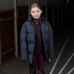 Veste Kingsland isolante junior KLVea Marine Bleu marine