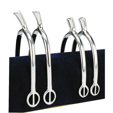 Éperons Feeling Prince de Galles à passants arrondis inox Éperons Feeling Prince de Galles à passants arrondis inox