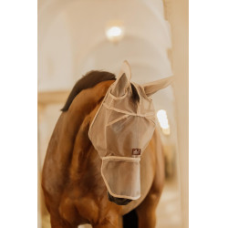 Masque anti-mouches Classic avec oreilles et couvre-nez Kentucky Beige