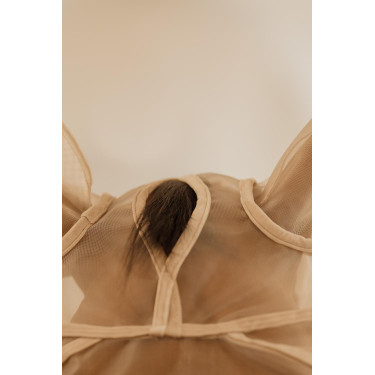 Masque anti-mouches Classic avec oreilles et couvre-nez Kentucky Beige