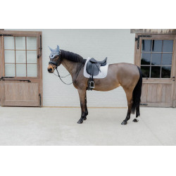 Tapis de selle Plaited Dressage Kentucky Blanc