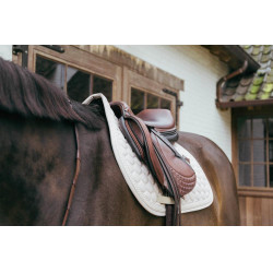 Tapis de selle Plaited Cord Jumping Kentucky Beige