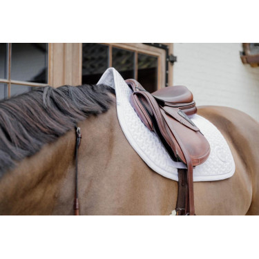 Tapis de selle Plaited Jumping Kentucky Blanc Tapis de selle Plaited Jumping Kentucky Blanc
