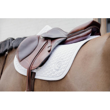 Tapis de selle Plaited Jumping Kentucky Blanc Tapis de selle Plaited Jumping Kentucky Blanc