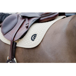Tapis de selle Plaited Jumping Kentucky Beige