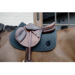 Tapis de selle Plaited Jumping Kentucky Vert sapin