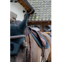 Tapis de selle Plaited Jumping Kentucky Vert sapin