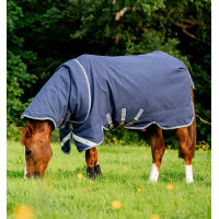 Couverture Horseware Rhino Plus Vari-Layer 450g Noir / gris titane / bleu classique