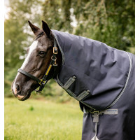 Couvre-cou Horseware 0g pour couverture Rambo Optimo Marine / orage / gris argent