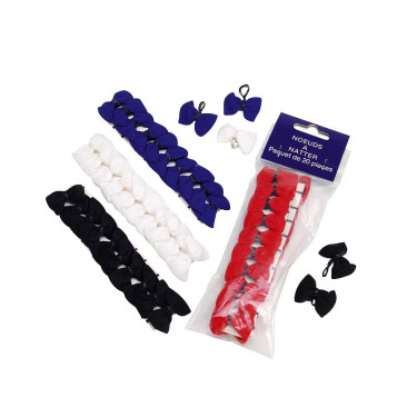 Nœuds à natter Equithème en tissu par 20 Nœuds à natter Equithème en tissu par 20