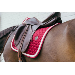 Tapis de selle Plaited Cord Dressage Kentucky Bordeaux