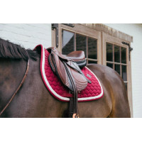 Tapis de selle Plaited Cord Jumping Kentucky Bordeaux