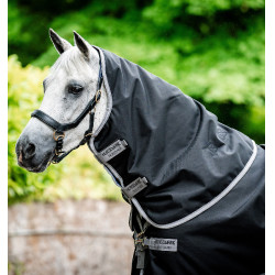 Couverture Horseware Amgio 1200D Plus Turnout Bundle 50g 100g et 200g Noir / gris titane / argent