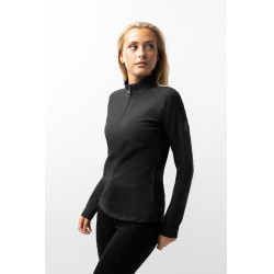 T-shirt Horze Karla technique femme Noir ancien modèle