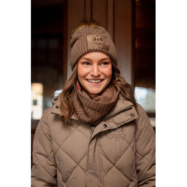 Bonnet B Vertigo tricoté Faye Brun boue Beige Bonnet B Vertigo tricoté Faye Brun boue Beige