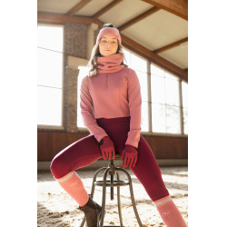 Écharpe tricoté Horze Haze Rose bruyère