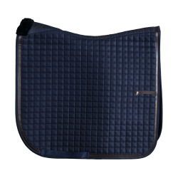Tapis de selle Dy'on Classique Dressage Marine Bleu marine