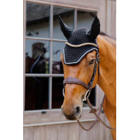 Bonnet anti-mouches Kentucky Wellington Diamond Rope Noir Bonnet anti-mouches Kentucky Wellington Diamond Rope Noir