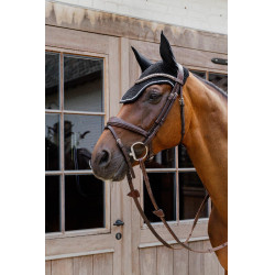 Bonnet anti-mouches Kentucky Wellington Diamond Rope Noir