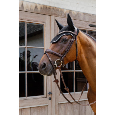 Bonnet anti-mouches Kentucky Wellington Diamond Rope Noir