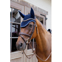 Bonnet anti-mouches Kentucky Wellington Diamond Rope Noir Bonnet anti-mouches Kentucky Wellington Diamond Rope Noir