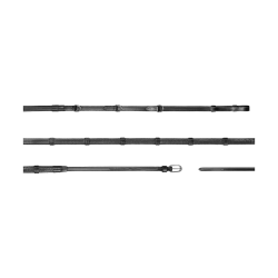 Rênes Howlett Dy'on 3 "D"Caoutchouc 1/2'' avec 7 arrêtoirs