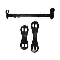 Sous Barbe 1/2" Avec 2 Attaches Amovibles Dy'on Noir