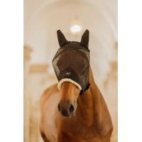 Masques anti-mouches Kentucky Skin Friendly avec oreilles Noir