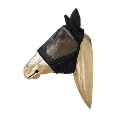 Masques anti-mouches Kentucky Skin Friendly avec oreilles Noir